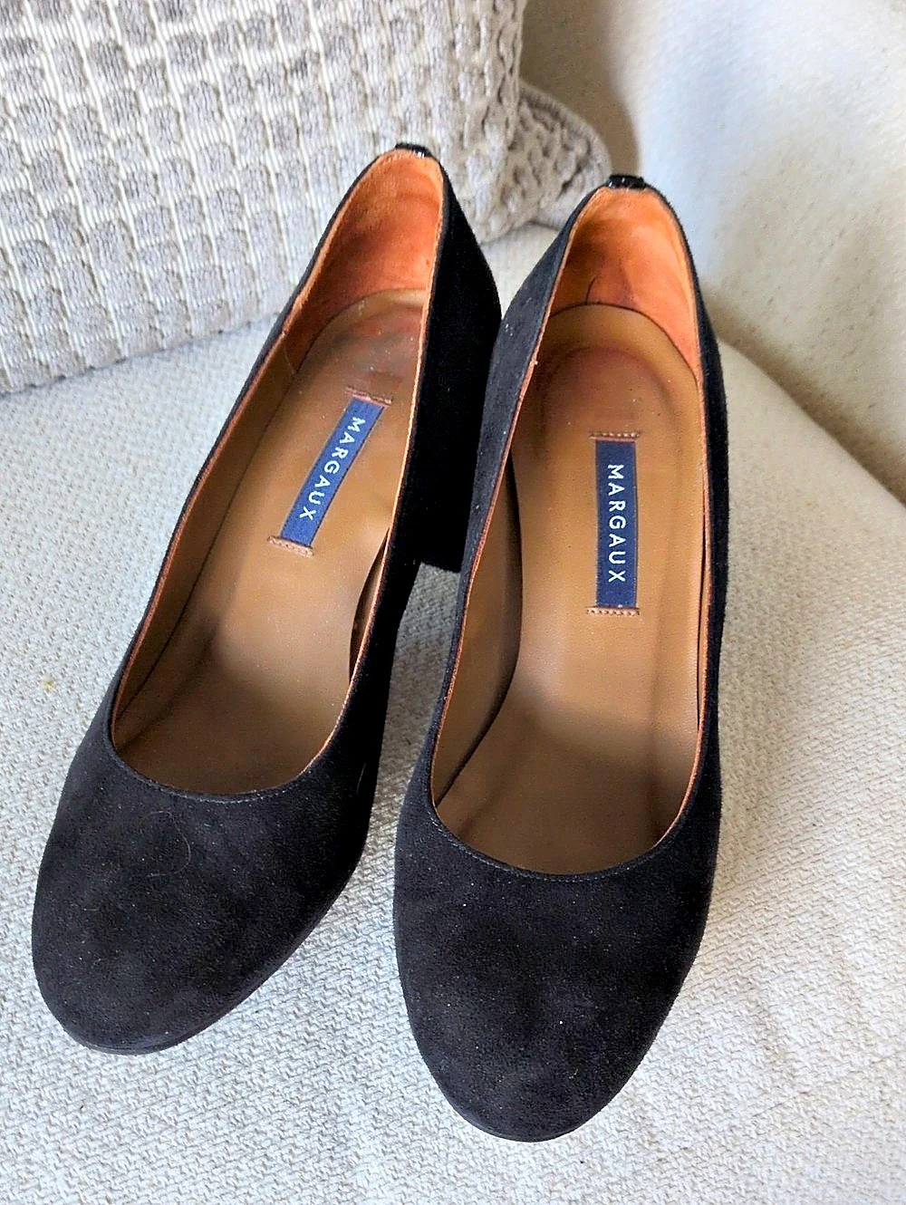 MARGAUX The Heel Women's Black Block Heel Pumps